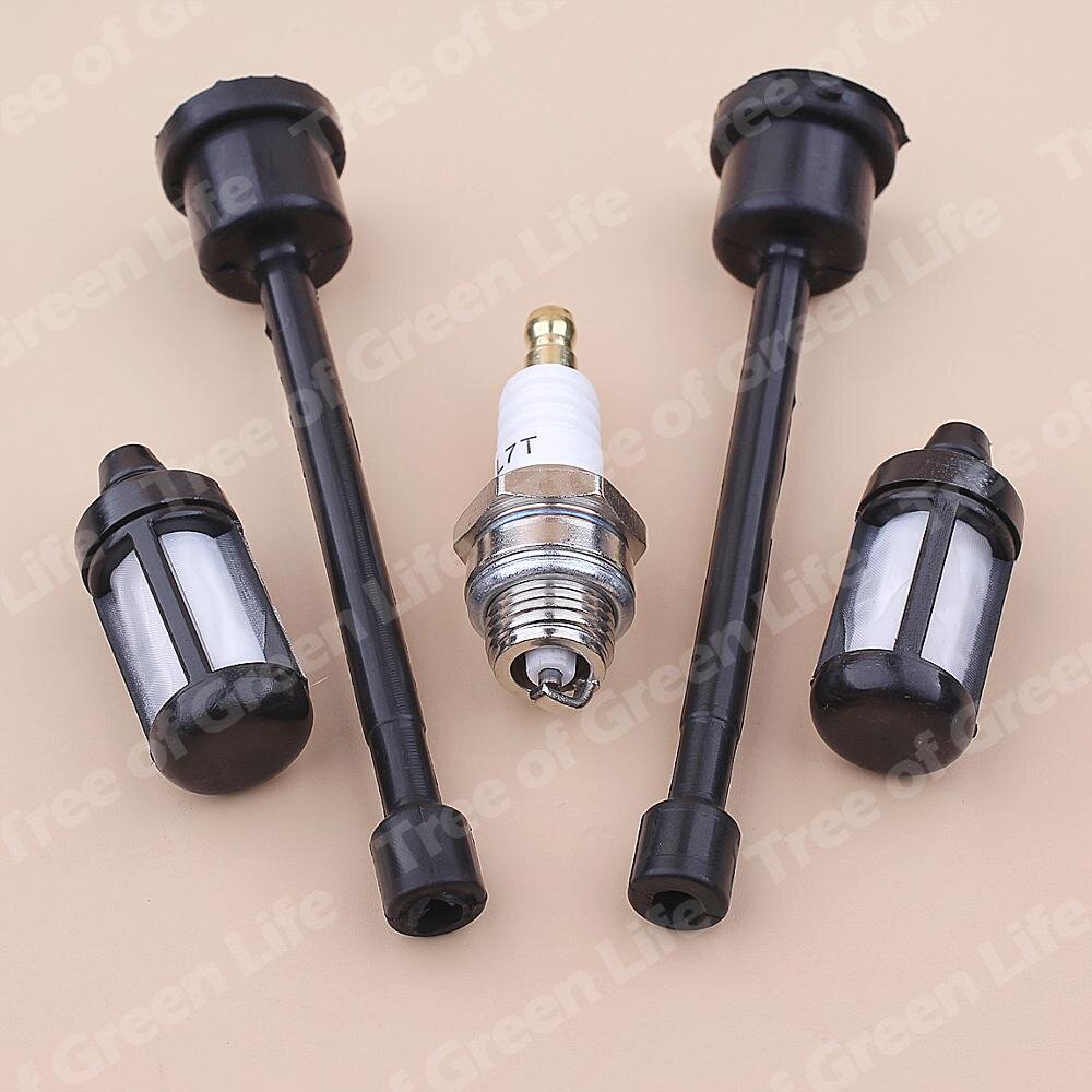 Fuel Filter Line Hose Spark Plug Kit For Stihl 08 S10 TS350 TS360 050 051 070 075 076 090 Chainsaw